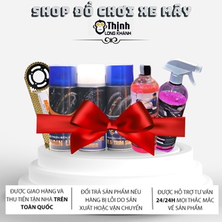 Nhông sên dĩa Recto Sên Bạc + Bảo dưỡng xe máy Sprayking