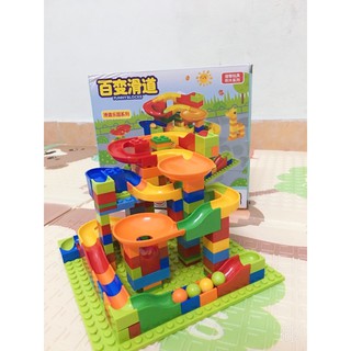 Đồ chơi xếp hình lắp ráp LEGO cầu trượt thả bi