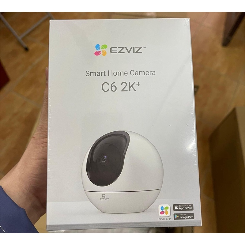 Camera IP WIFI 4MB EZVIZ C6W Siêu Nét 2K, Đàm thoại 2 chiều, Quay 360, Theo dõi chuyển động [ c6n a22ep ] - Chính hãng