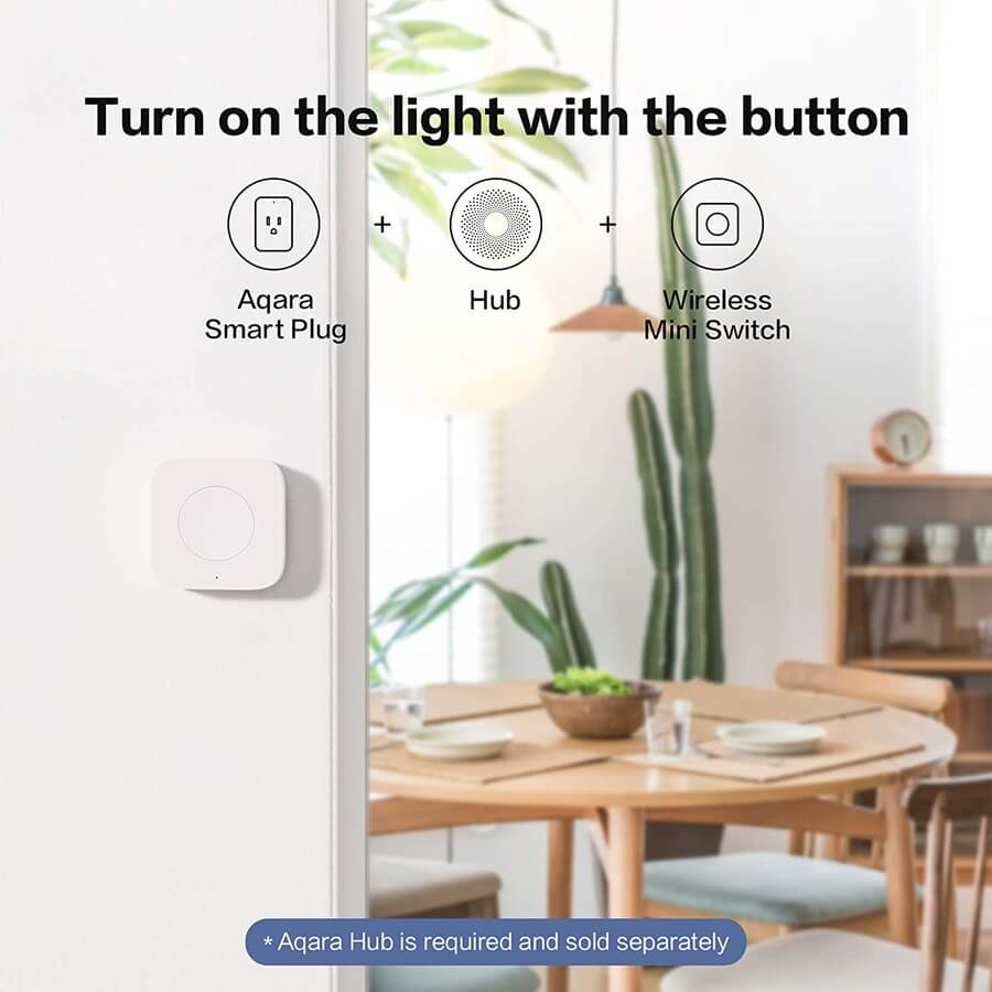 Nút nhấn không dây Aqara Mini Switch Wireless - tương thích Aqara Home WXKG11LM