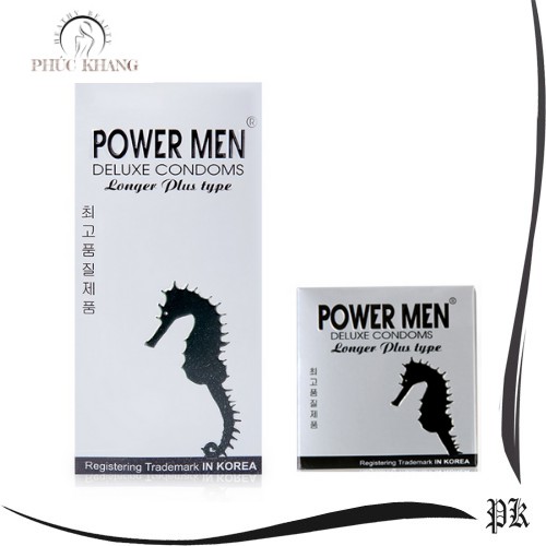 BỘ SẢN PHẨM BAO CAO SU POWERMEN LONGER PLUS
