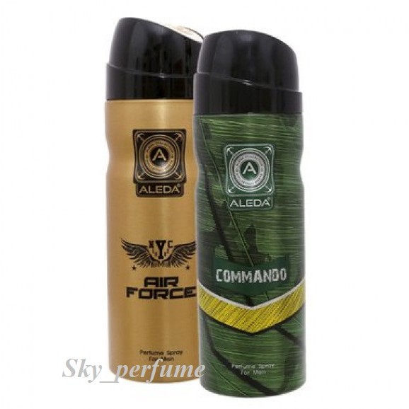 Xịt ngăn mùi hương nước hoa Aleda For Men Air Force 200ml