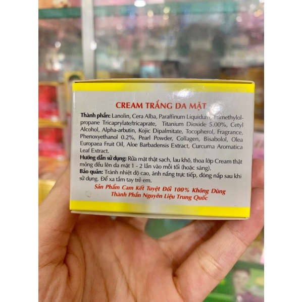 Kem Evi trắng da mặt hủ 15g