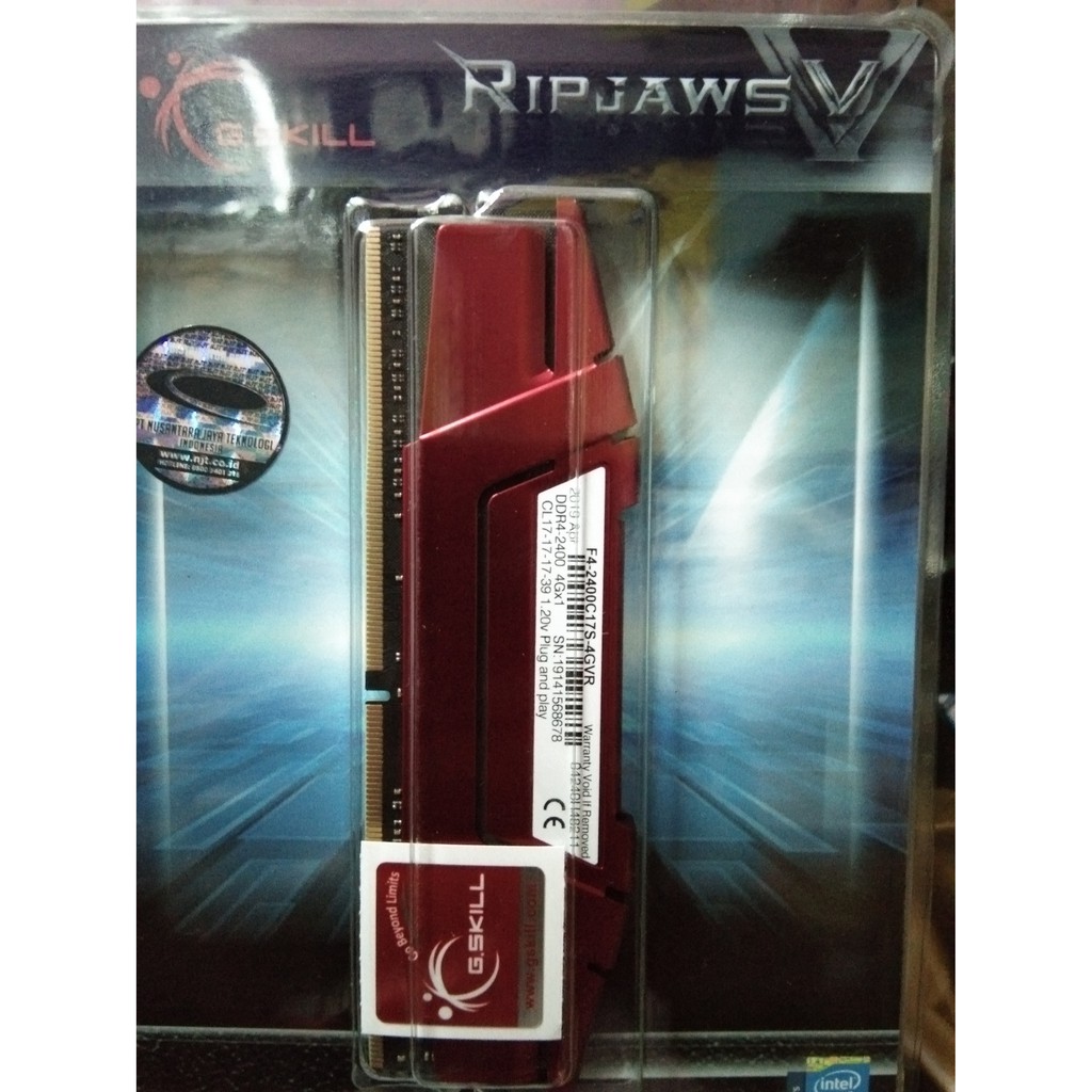 Mô Hình Xe Hơi Gskill Ripjaws V Ddr4 4gb (1x4gb) F4-2400c17s-4gvr