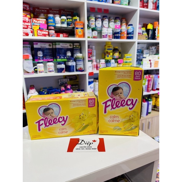 (Bill Canada) Giấy thơm Fleecy 80 tờ