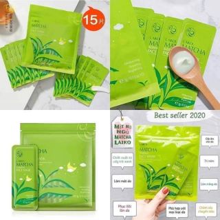 Mặt nạ ngủ matcha trà xanh