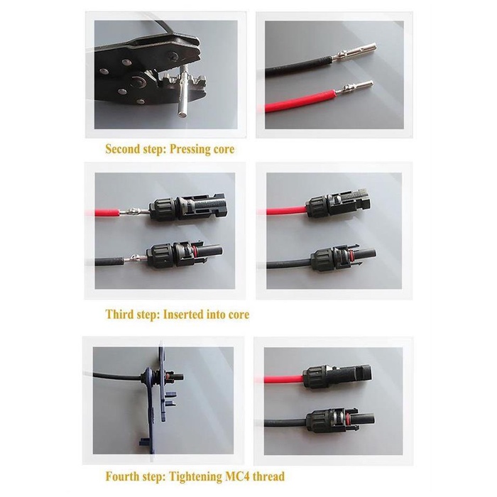 Jack nối MC4 1000V hãng FEEO cho hệ thống NLMT