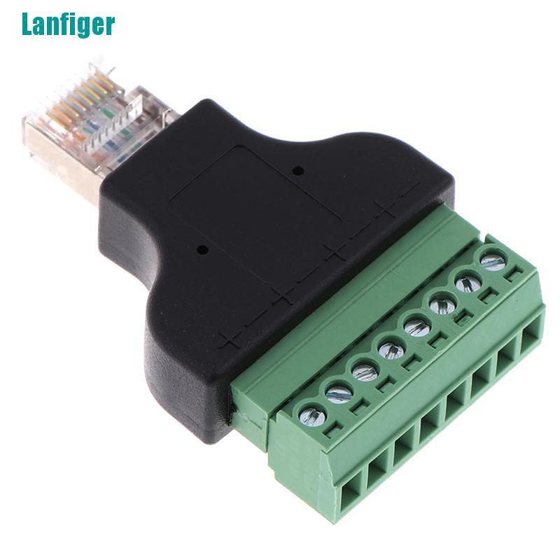 Đầu Chuyển Đổi 8P8C RJ45 ethernet male Sang 8 pin av