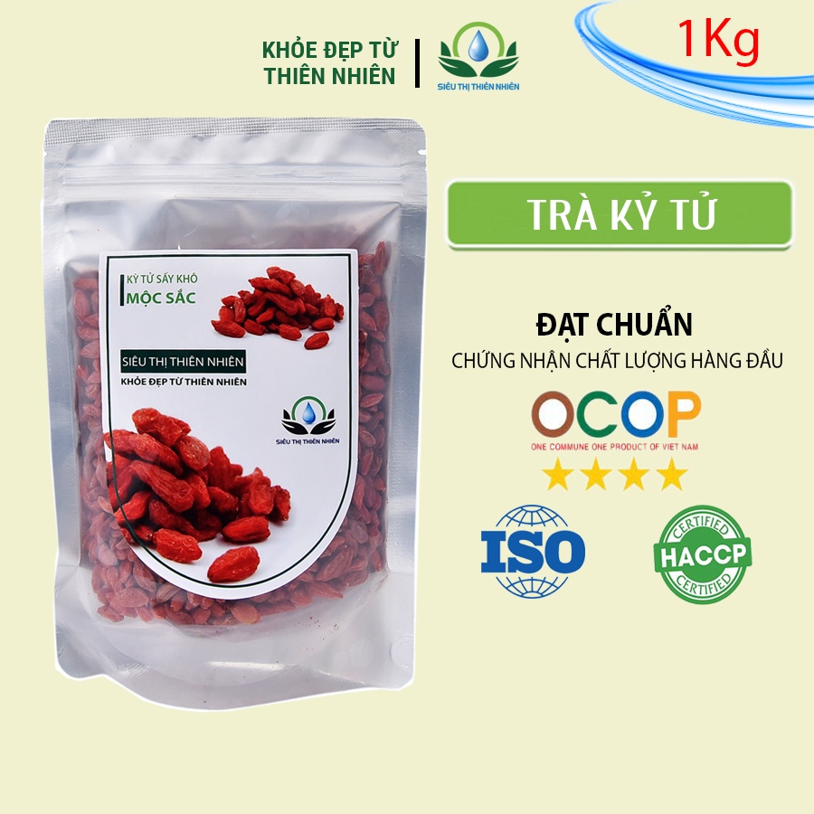 Trà kỳ tử sấy khô Mộc Sắc 1kg - Câu Kỷ Tử