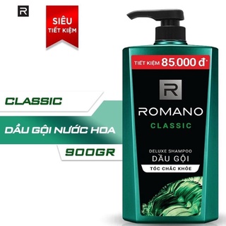 Dầu gội 2in1 hương nước hoa Romano Classic 900g