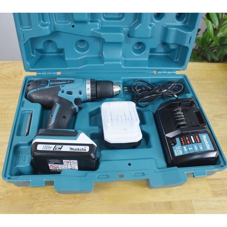 Máy khoan vặn vít dùng pin Makita DF457DWE 18V