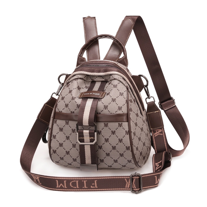 Balo CHUWANGLIN bằng nylon chống thấm nước in họa tiết thời trang dành cho nữ