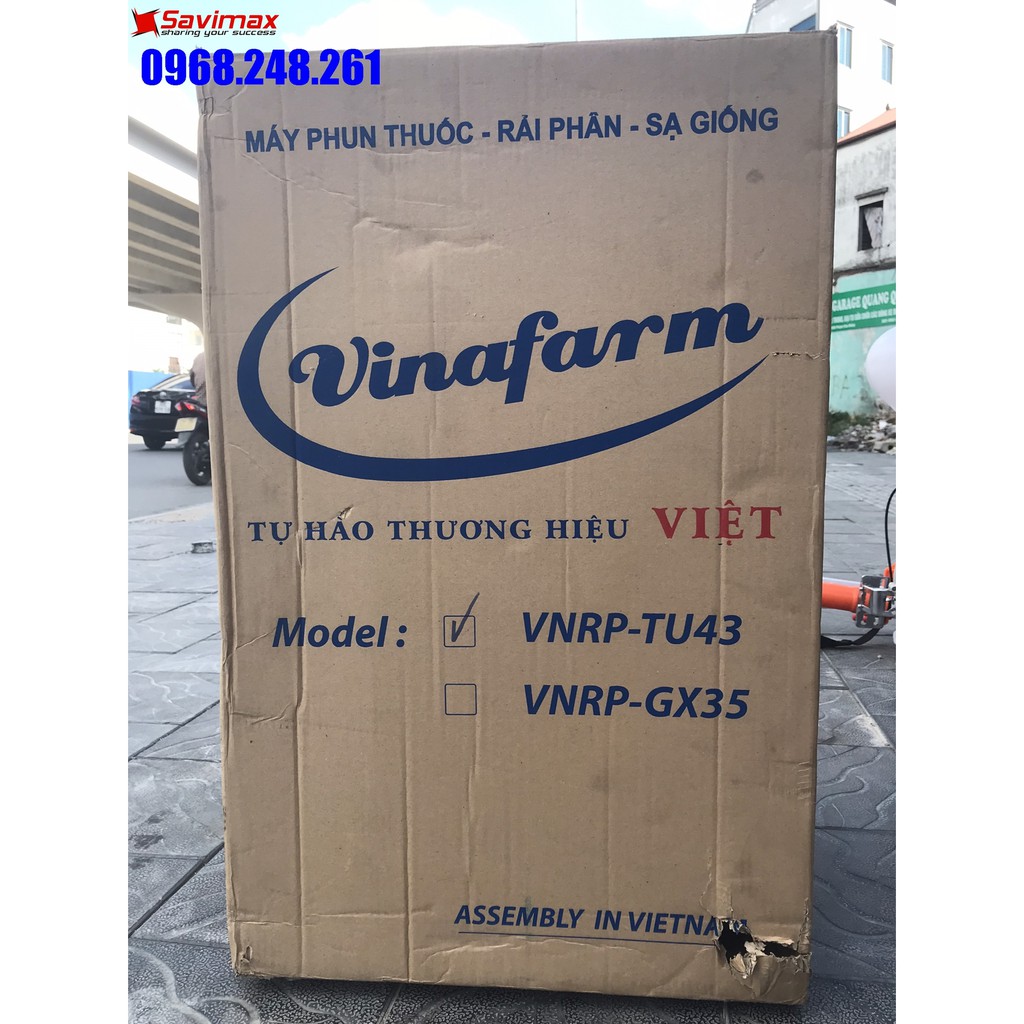 Máy rải phân, máy phun thuốc Mitsubishi TU-43, hiệu Vinafarm | WebRaoVat - webraovat.net.vn
