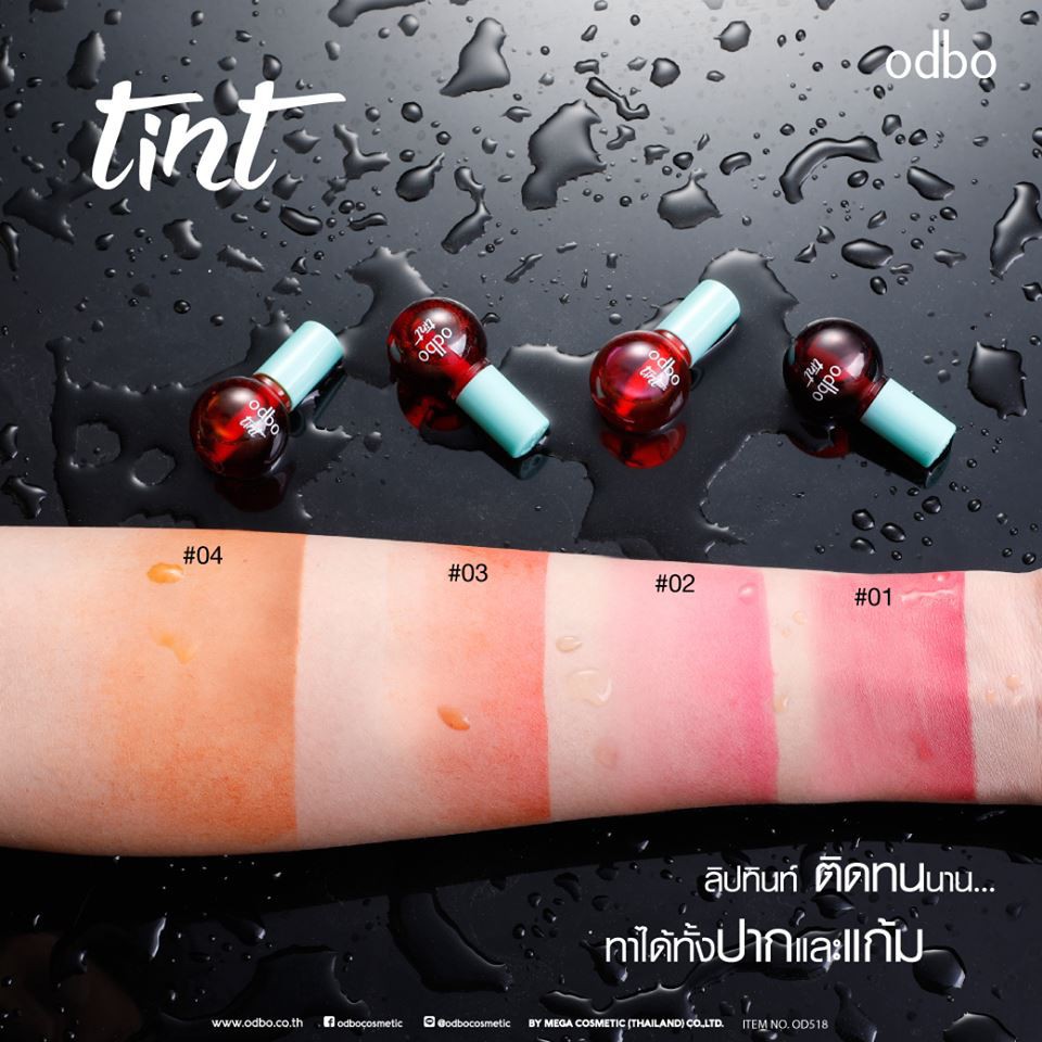 2ml odbo Tint OD518 / Son tint / Son nước siêu lì odbo Tint lâu trôi