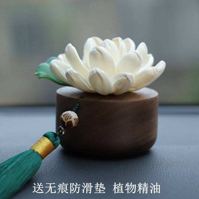 Bộ tượng hình chú tiểu hình hoa bằng gỗ hồ đàn cao cấp trang trí