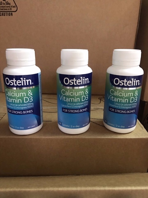 Ostelin Vitamin D3 & Calcium Của Úc, 130 viên