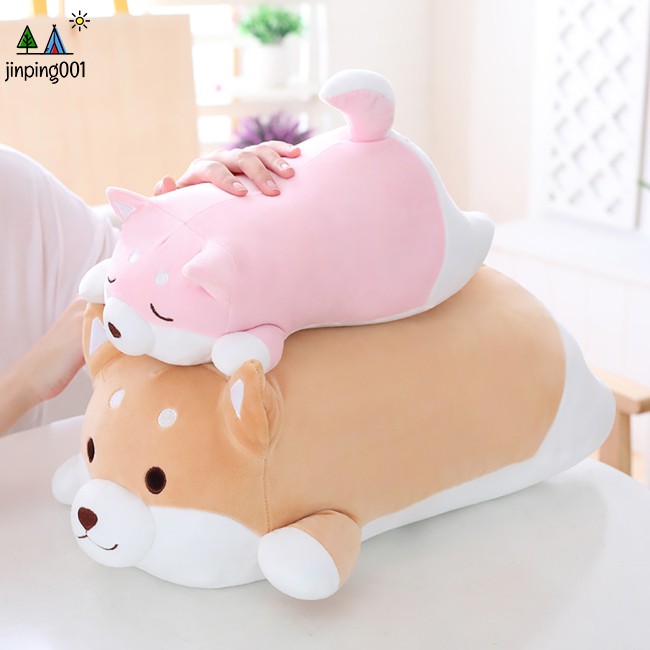 Gối Ôm Dài Hình Chó Shiba Ngộ Nghĩnh Dễ Thương