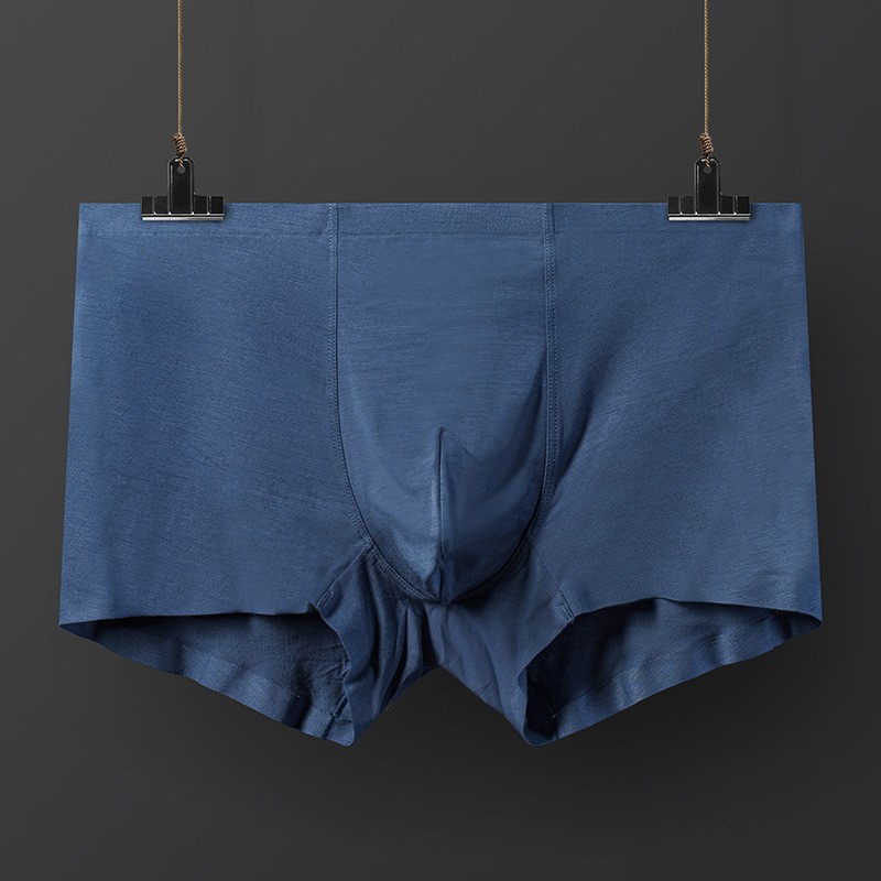(SG-có sẵn)-Quần lót Boxer Cotton Cao cấp không ép viền không đường may-Sịp Đùi Cotton