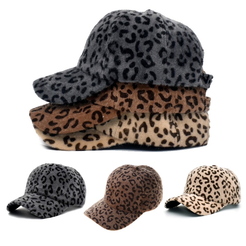 Mũ Lưỡi Trai Họa Tiết Da Báo Cá Tính Cho Nữ