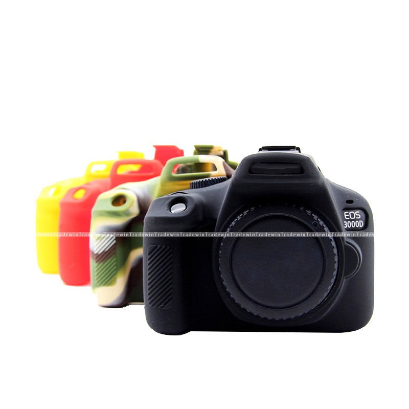 Ốp lưng máy ảnh cao su silicon cho Canon EOS 3000D 4000D