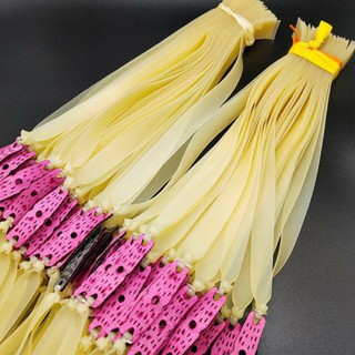 COMBO 10 DÂY THUN NÁ CAO SU LATEX TRẮNG TRONG 1mm
