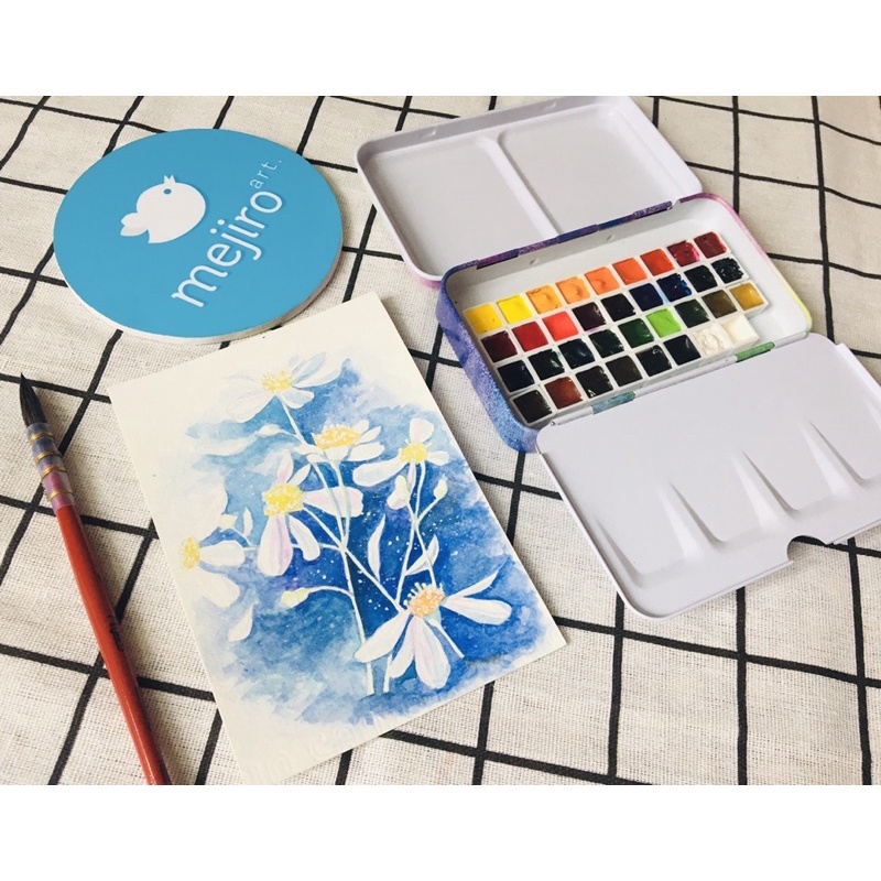 Giấy lẻ vẽ màu nước FABRIANO MORANDI 300gsm cao cấp 100% cotton A3 A4 A5