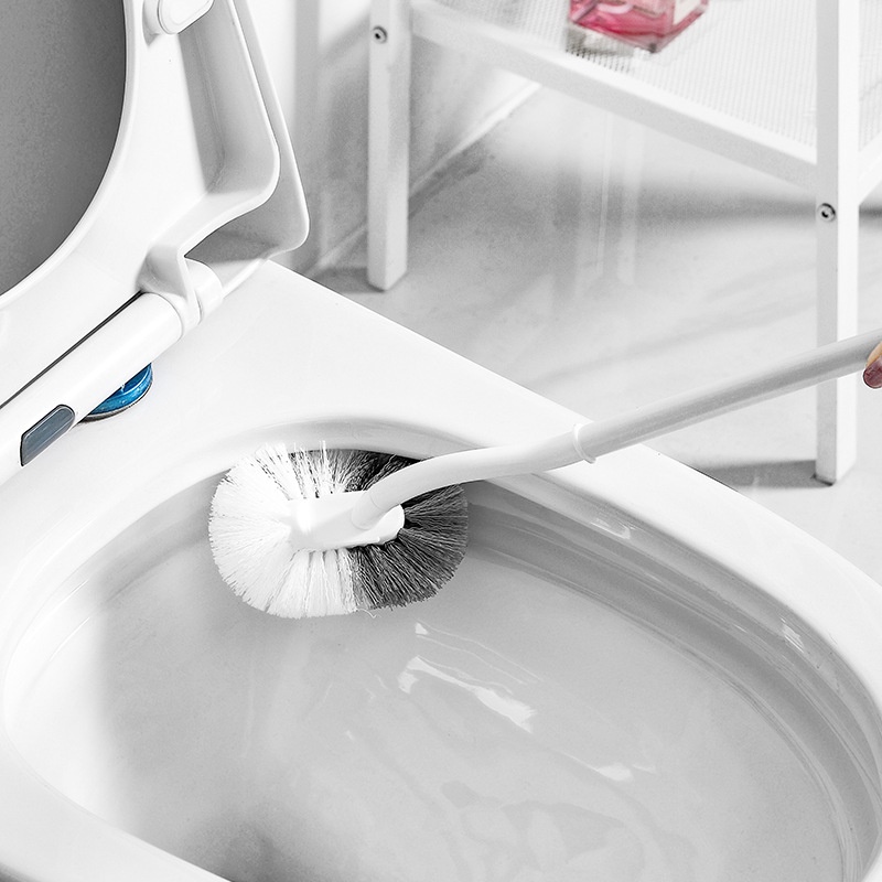 Bàn chải cọ toilet cán dài - Chổi chà rửa bồn cầu nhà vệ sinh bền đẹp