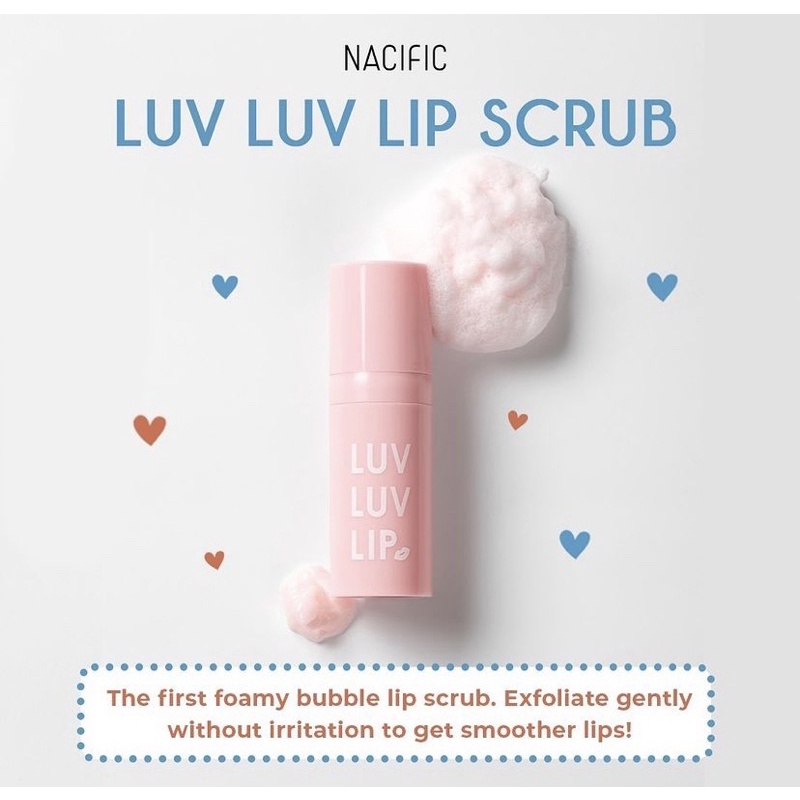 Tẩy Tế Bào Môi Sủi Bọt Nacific Luv Luv Lip Scrub | BigBuy360 - bigbuy360.vn