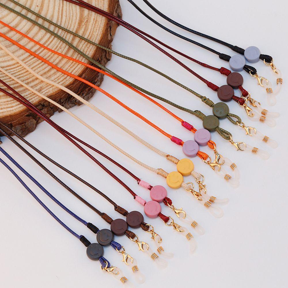 Dây Đeo Mắt Kính Hình Mặt Cười Dễ Thương Cho Nam Và Nữ Dây Xích Đeo Kính Mát Thời Trang