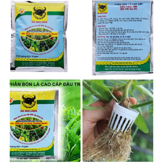 Đồ dùng làm vườn - 01 GÓI Phân bón lá cao cấp Đầu Trâu