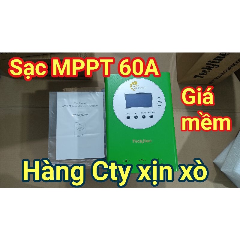 Sạc MPPT 60A, Thương Hiệu Techfine Nổi Tiếng Hàng Đầu Nội Địa Trung Quốc