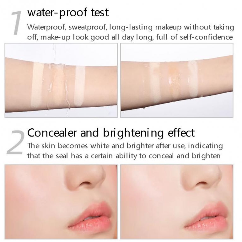 Phấn Phủ Dạng Bột Sữa Đậu Nành Chống Nước Chống Mồ Hôi Kiểm Soát Dầu Dưỡng Ẩm Lâu Trôi