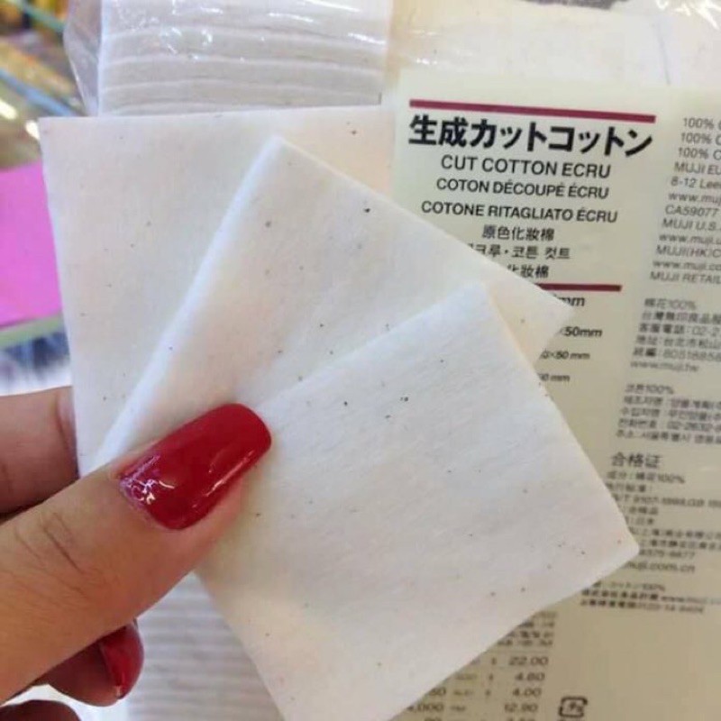 Bông Hữu Cơ Muji Nhật Xé Lẻ (1 Miếng)