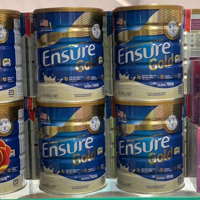 Sữa bột Ensure Gold Abbott - ĐỦ VỊ BIBOMART  850g