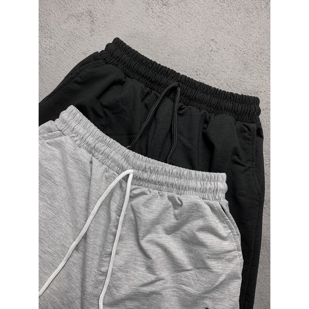 QUẦN JOGGERS NỈ THÊU MẶT CƯỜI FORM RỘNG UNISEX NAM NỮ