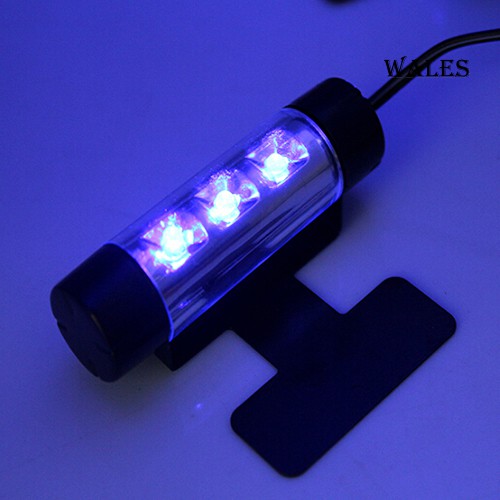 Bộ 4 Dây Đèn Led 3 Bóng 12v Màu Xanh Trang Trí Xe Hơi