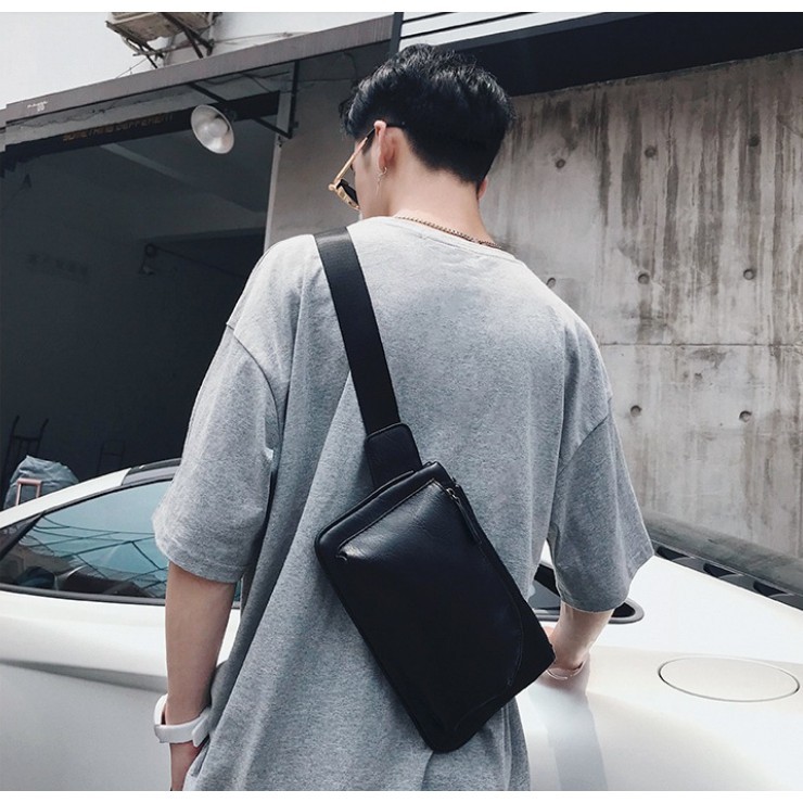 Túi Đeo Chéo 💖 HÀNG MỚI- FREESHIP 💖 Túi Đeo Chéo Nam Trước Ngực Da Pu Cao Cấp. | BigBuy360 - bigbuy360.vn