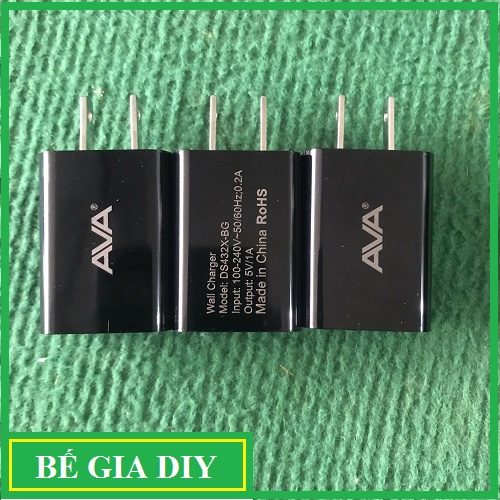 Củ Sạc 5V 1A, Adapter 5W AVA DS432