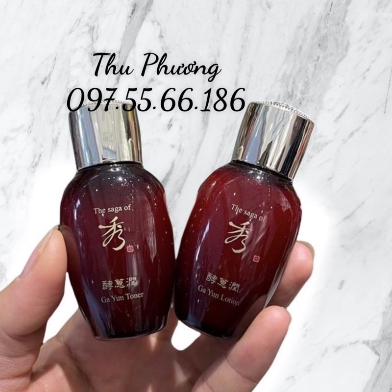 cặp nước hoa hồng sữa dưỡng chống lão hoá the saga of xiu