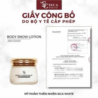 BODY LOTION SNOW