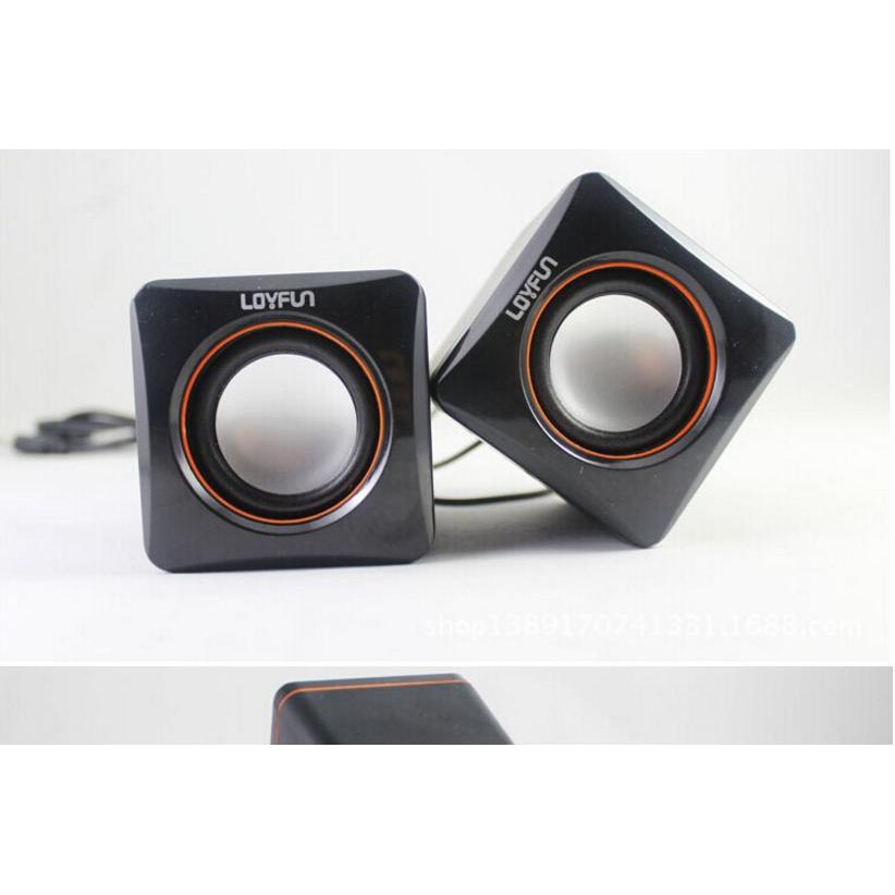 Loa máy tính USB 2.0 Loyfun LF-701 (Đen)