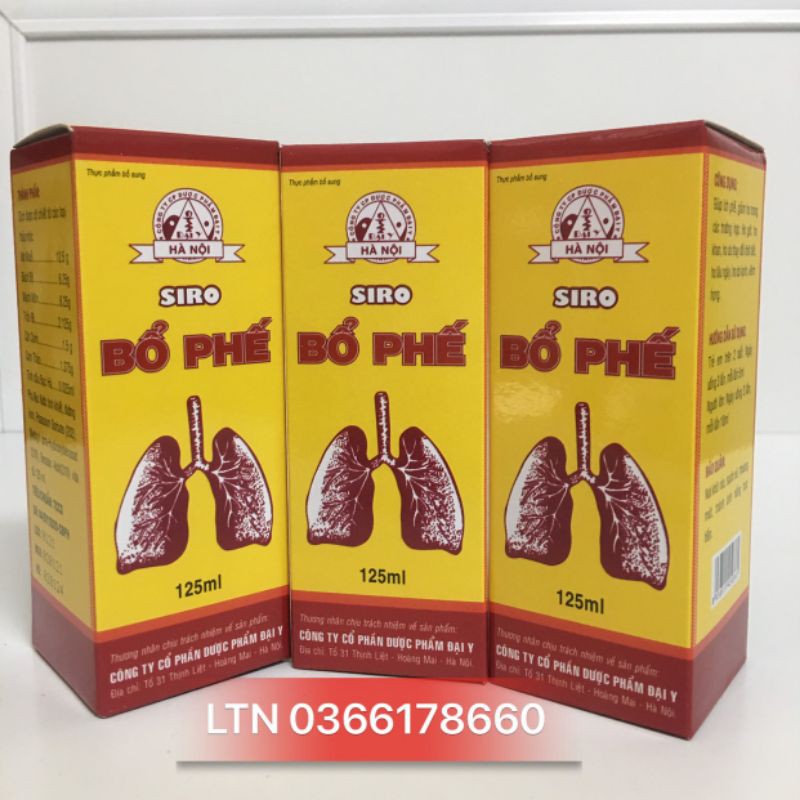 (Chính Hãng) Siro Bổ Phế Đại uy 125ml