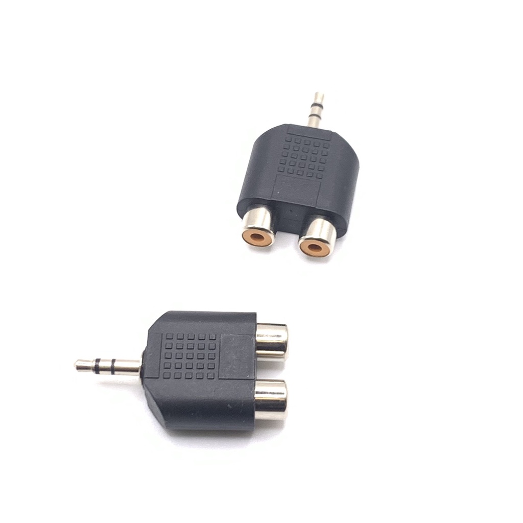 Jack 3.5  Ra 2 Đầu Hoa Sen  SAB-01 - Jack Chuyển 3.5 Chất Lượng - Đầu Chia Jack 3.5 Lỗi 1 Đổi 1 Trong 7 Ngày