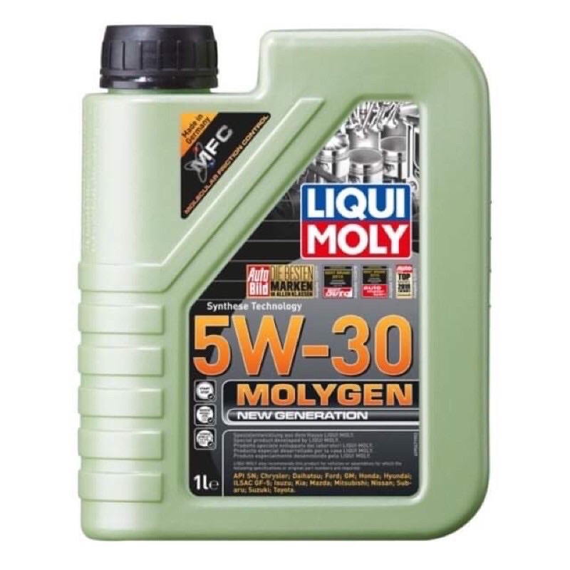 Nhớt tổng hợp cho xe máy cao cấp mới Liqui Moly 5W30 Molygen 1L.BinphamShop