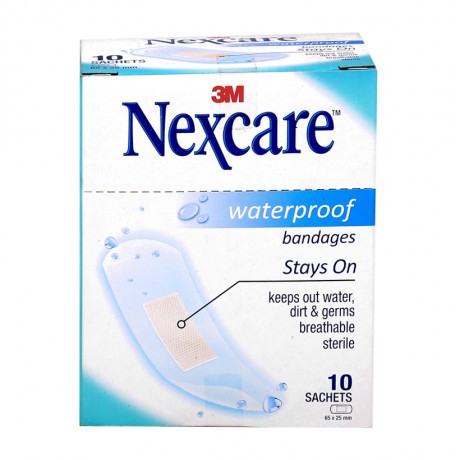 NEXCARE BĂNG KEO CÁ NHÂN CHỐNG THẤM NƯỚC 25X65MM