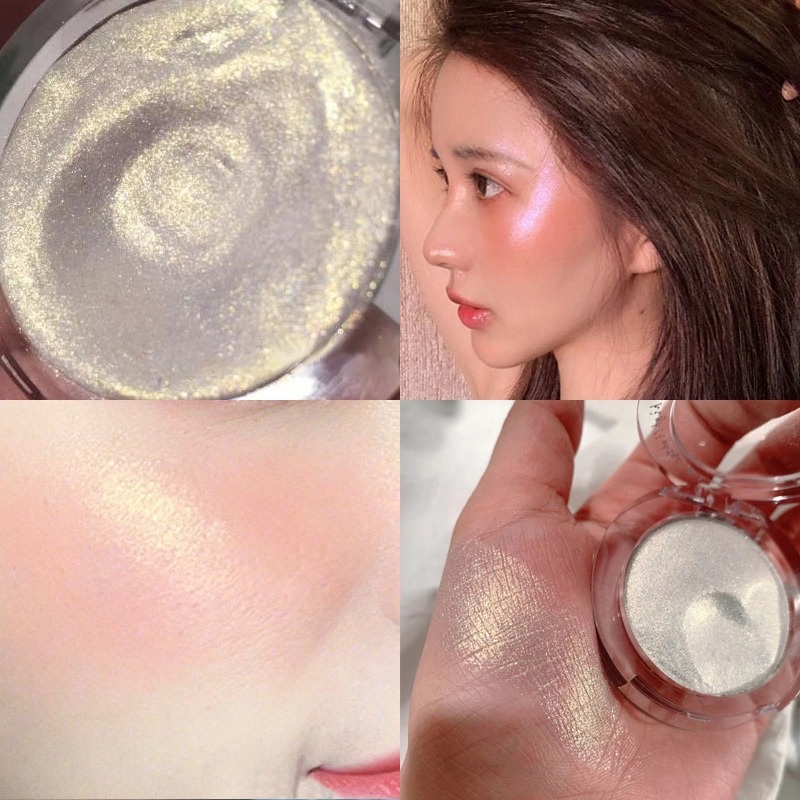 Phấn Bắt Sáng Tạo Khối 3D Lấp Lánh Lâu Trôi Chống Thấm Nước Làm Sáng Da Dành Cho Trang Điểm Mặt