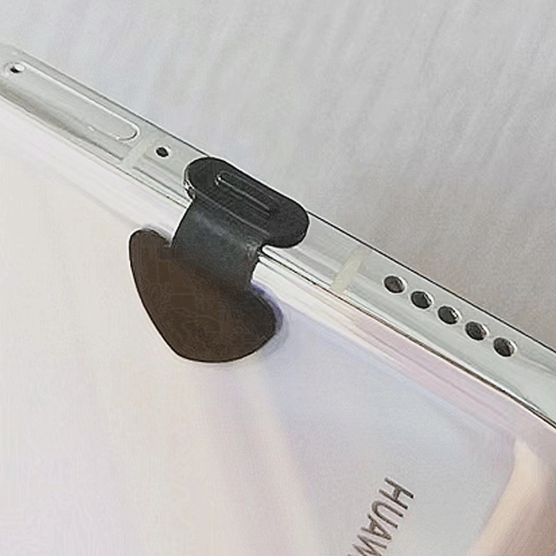 Nút Bịt Cổng Sạc Điện Thoại Di Động Bằng Silicon Chống Bụi Màu Trơn Loại C
