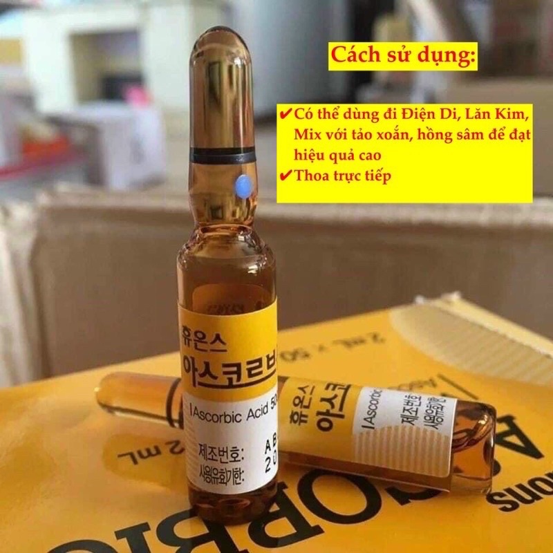 Vitamin vỉ 10 ống chuyên dùng để cấy tảo, Hồng sâm hàng xịn xò