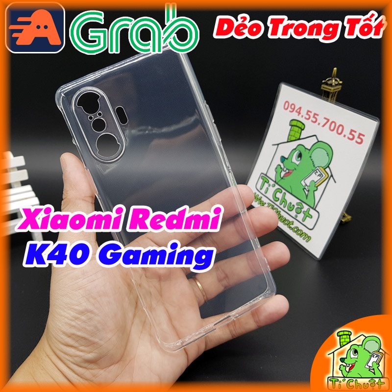 [Loại Tốt] Ốp lưng Xiaomi Redmi K40 Gaming/ POCO F3 GT Silicon Dẻo Trong Suốt