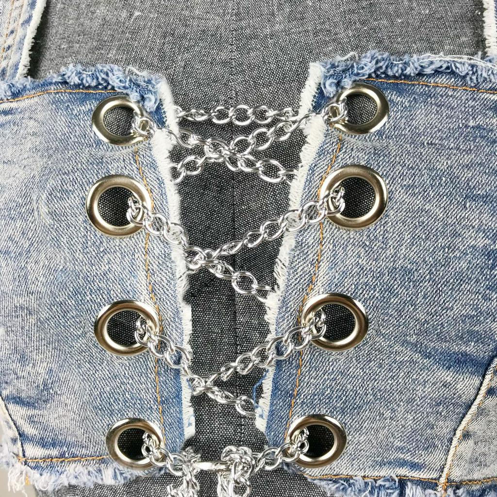 DUNEA Bộ đồ bơi denim quyến rũ thời trang dành cho nữ